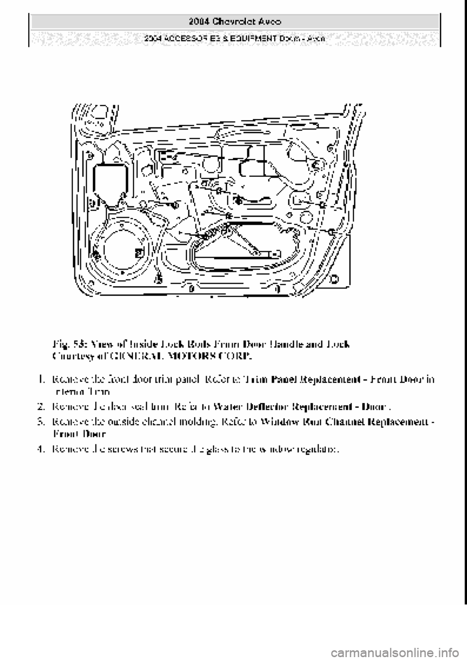 CHEVROLET AVEO 2002 Service Repair Manual CHEVROLET AVEO 2002 Service Repair Manual