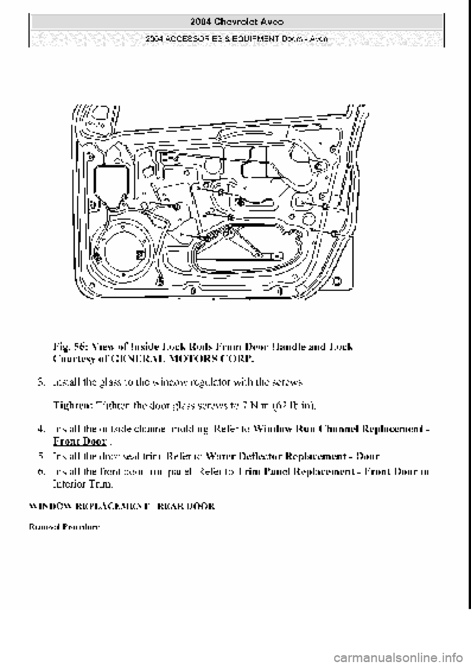 CHEVROLET AVEO 2002 Service Repair Manual CHEVROLET AVEO 2002 Service Repair Manual
