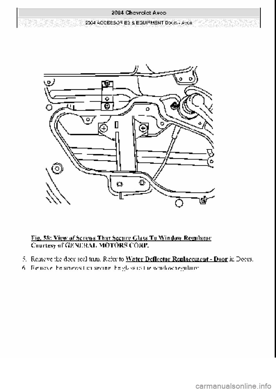 CHEVROLET AVEO 2002 Service Repair Manual CHEVROLET AVEO 2002 Service Repair Manual