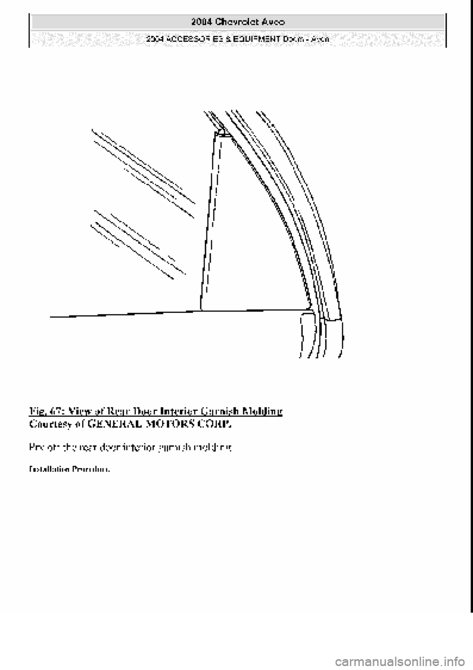 CHEVROLET AVEO 2002  Service Repair Manual 
