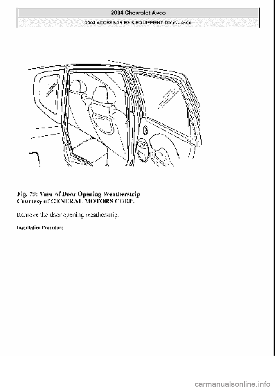 CHEVROLET AVEO 2002  Service Repair Manual 