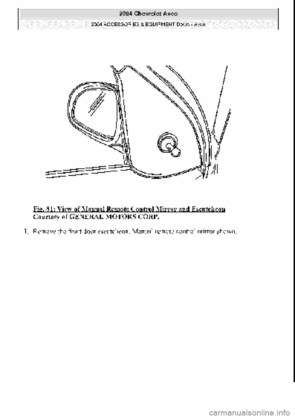 CHEVROLET AVEO 2002 Service Repair Manual CHEVROLET AVEO 2002 Service Repair Manual