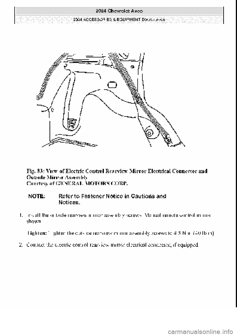 CHEVROLET AVEO 2002 Service Repair Manual CHEVROLET AVEO 2002 Service Repair Manual