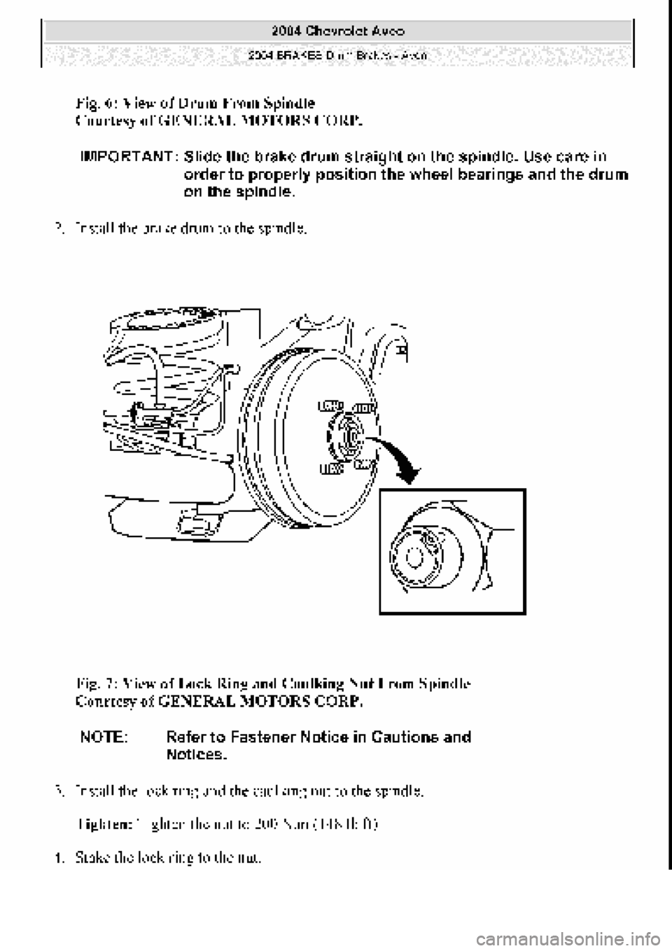CHEVROLET AVEO 2002 Service Repair Manual CHEVROLET AVEO 2002 Service Repair Manual