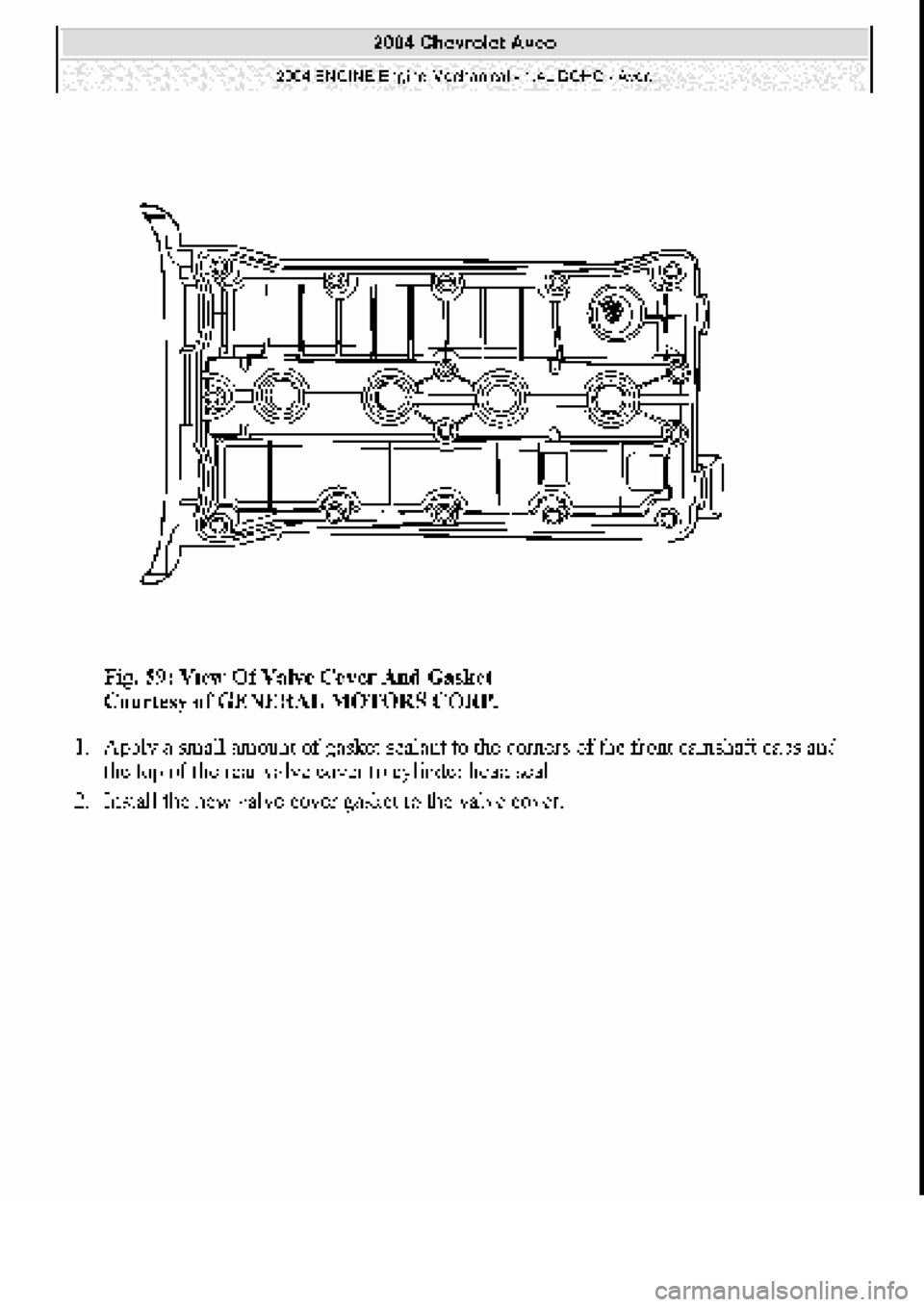 CHEVROLET AVEO 2002 Service Repair Manual CHEVROLET AVEO 2002 Service Repair Manual