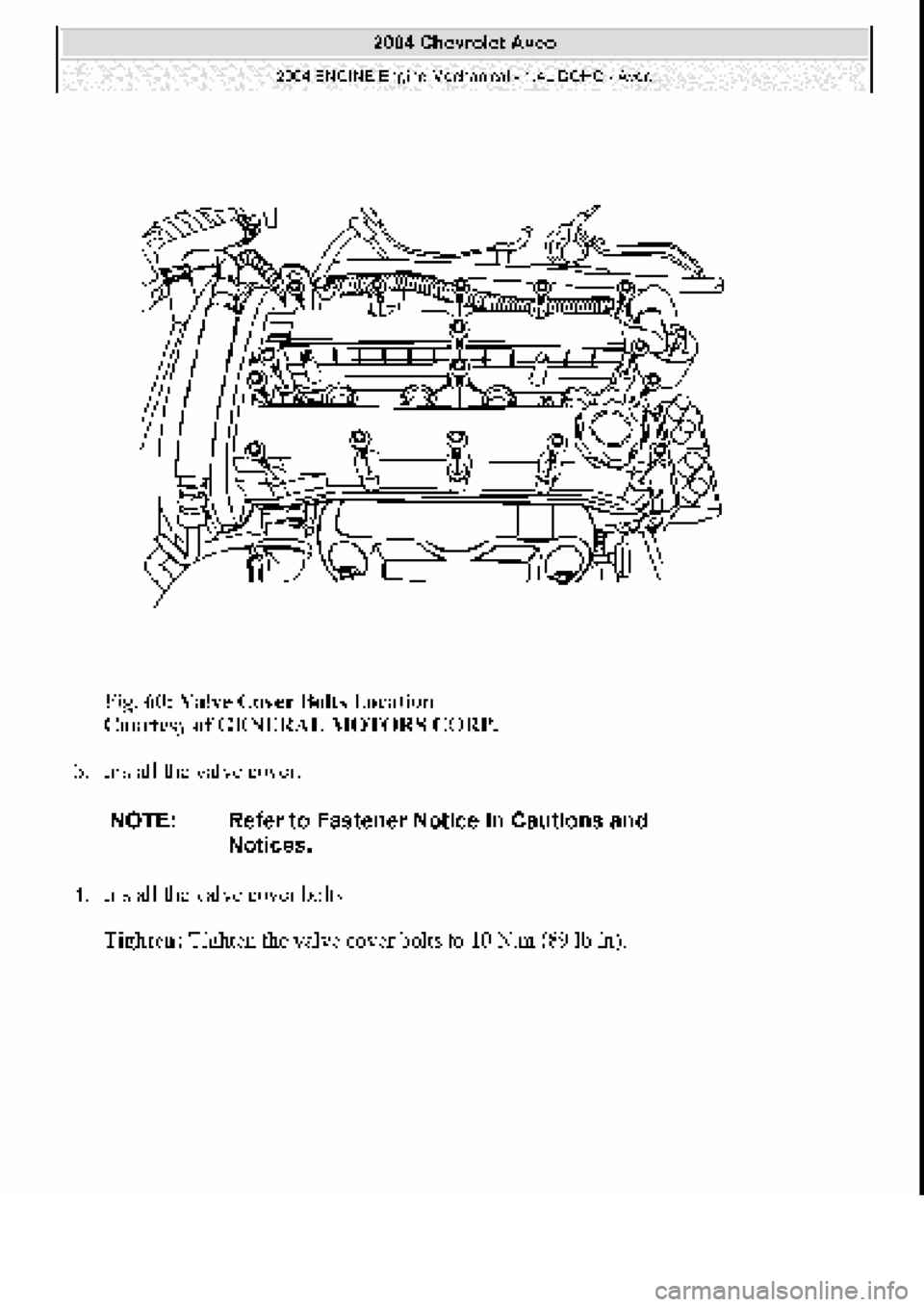 CHEVROLET AVEO 2002 Service Repair Manual CHEVROLET AVEO 2002 Service Repair Manual