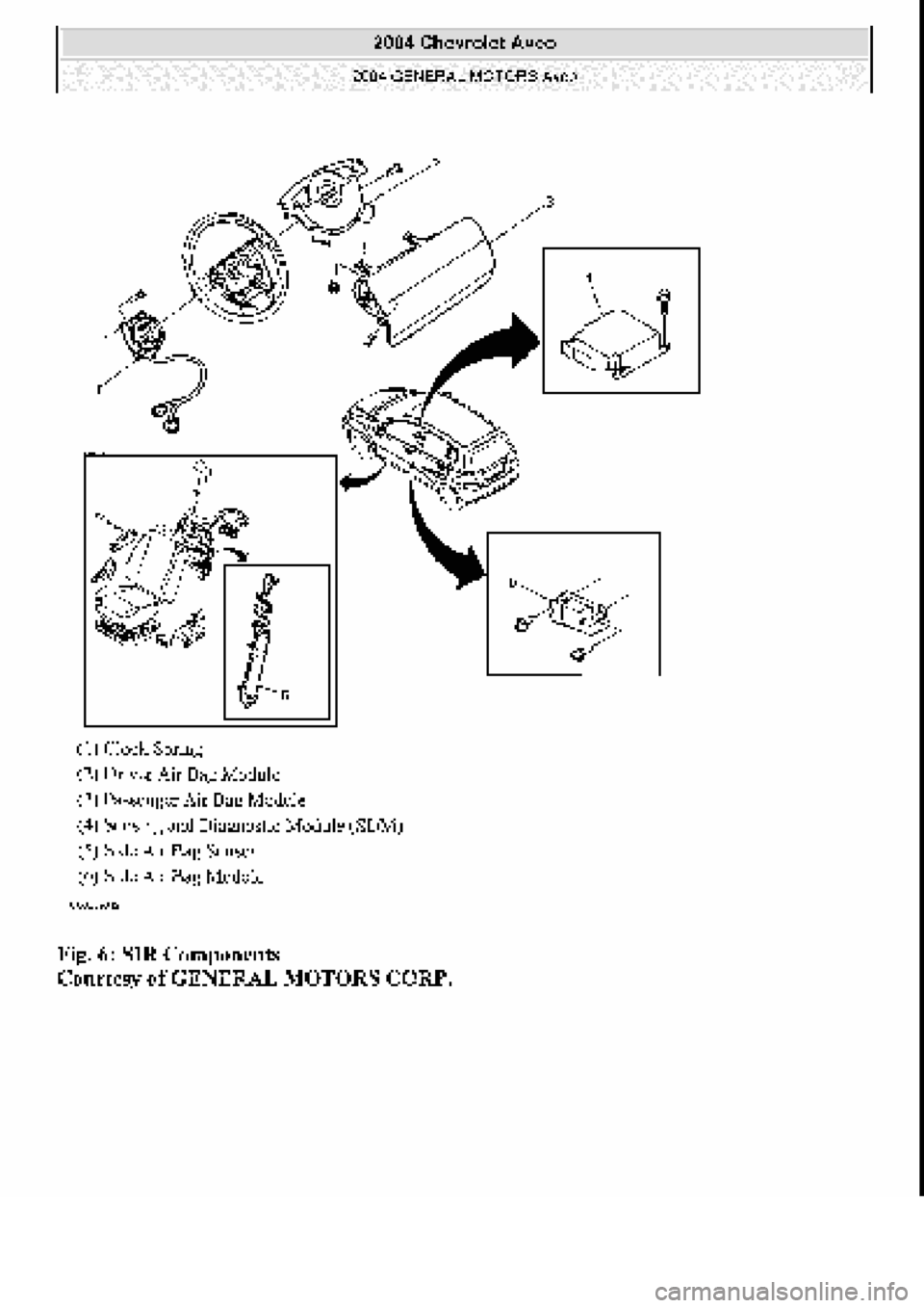 CHEVROLET AVEO 2002  Service Repair Manual 