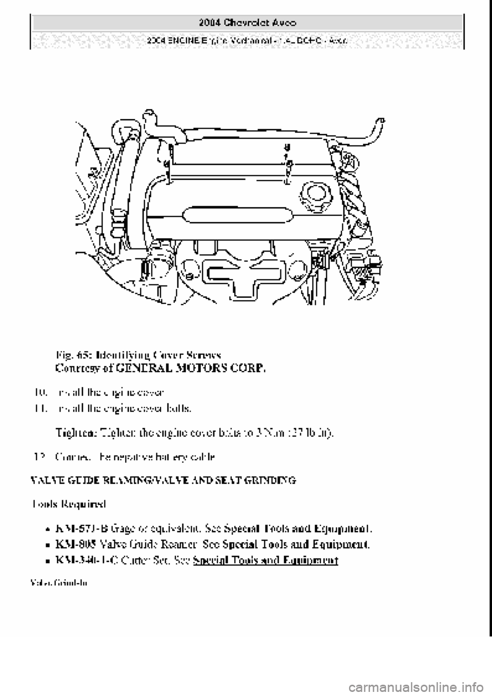 CHEVROLET AVEO 2002 Service Repair Manual CHEVROLET AVEO 2002 Service Repair Manual