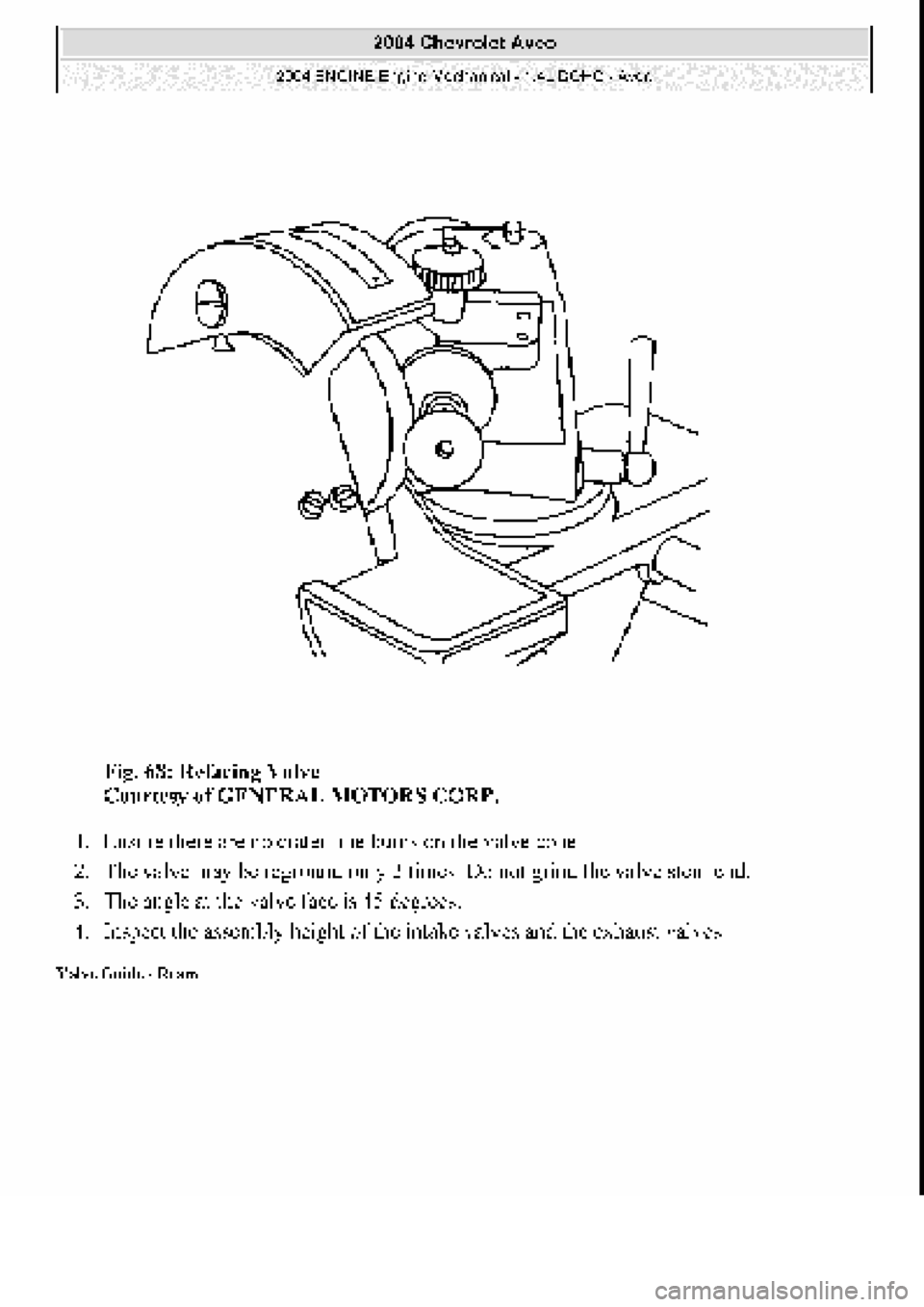 CHEVROLET AVEO 2002 Service Repair Manual CHEVROLET AVEO 2002 Service Repair Manual