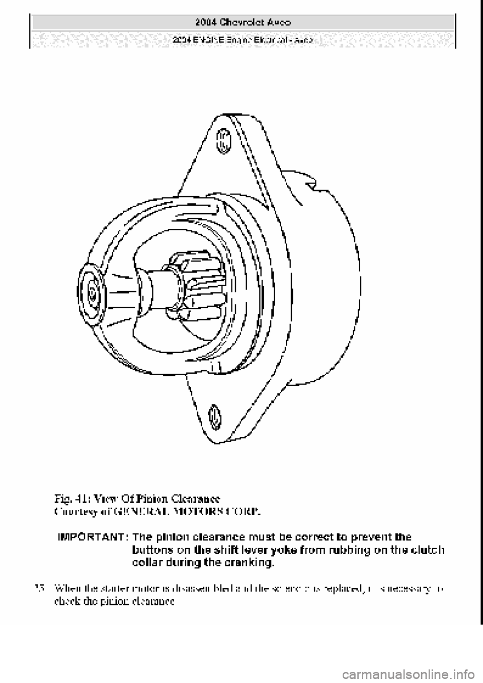 CHEVROLET AVEO 2002 Service Repair Manual CHEVROLET AVEO 2002 Service Repair Manual