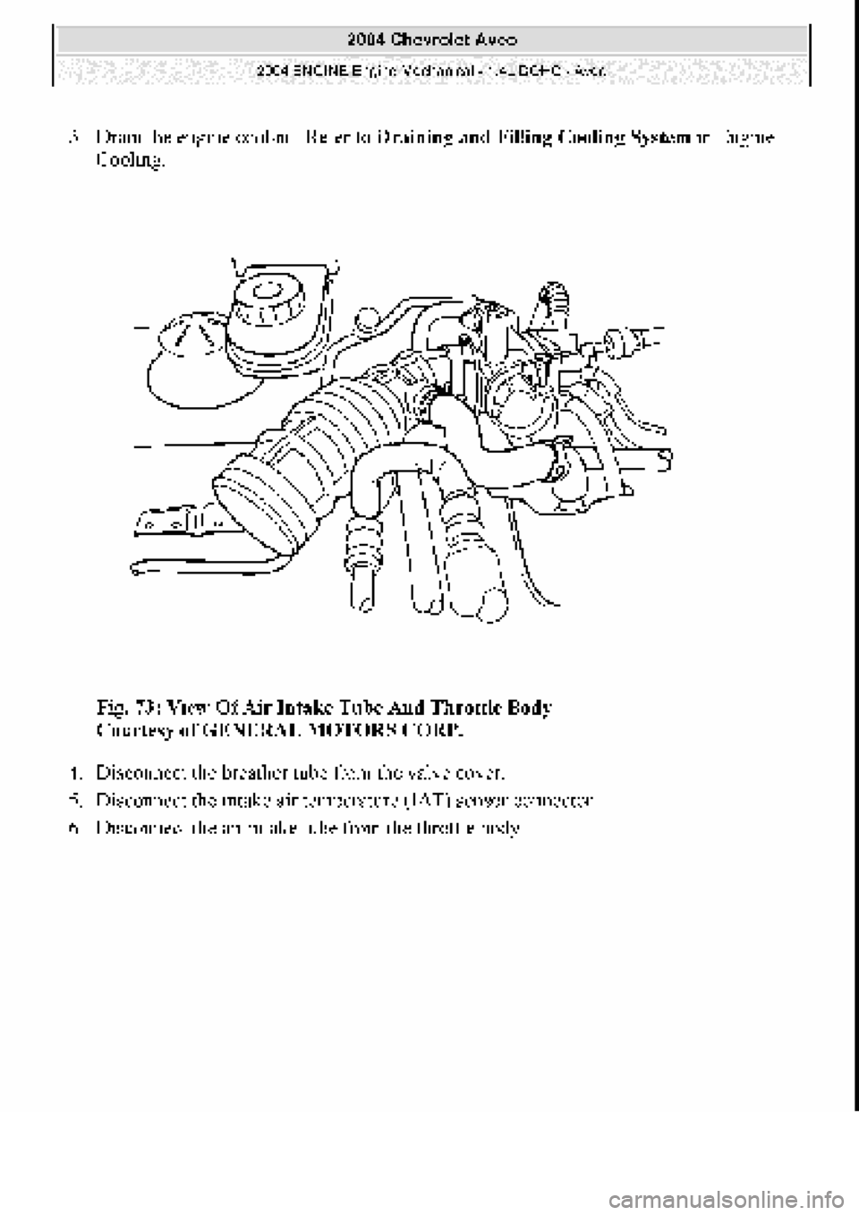 CHEVROLET AVEO 2002 Service Repair Manual CHEVROLET AVEO 2002 Service Repair Manual