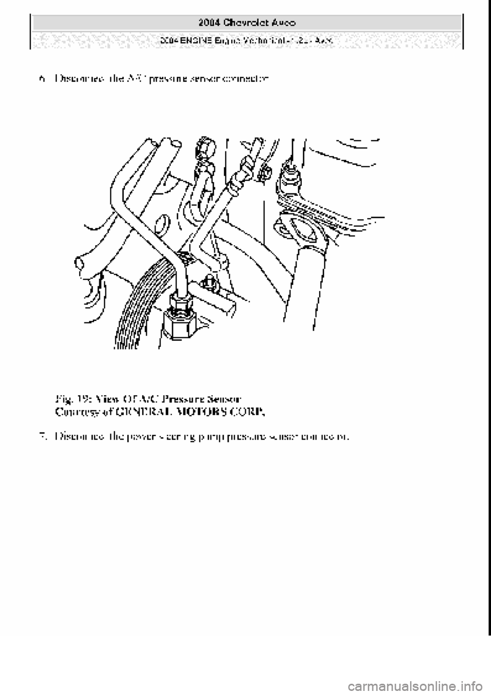 CHEVROLET AVEO 2002 Service Owners Guide CHEVROLET AVEO 2002 Service Owners Guide