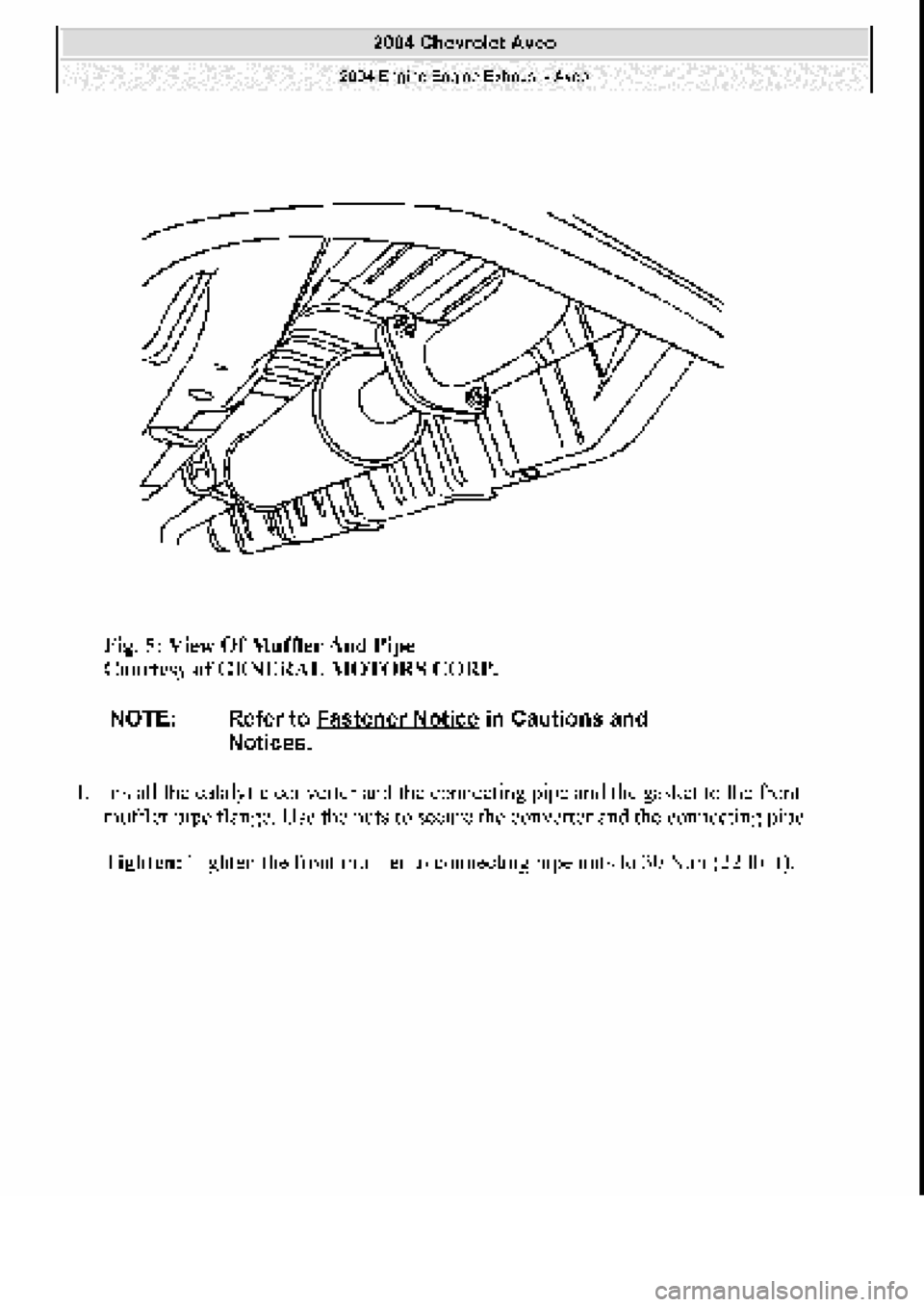 CHEVROLET AVEO 2002 Service Repair Manual CHEVROLET AVEO 2002 Service Repair Manual