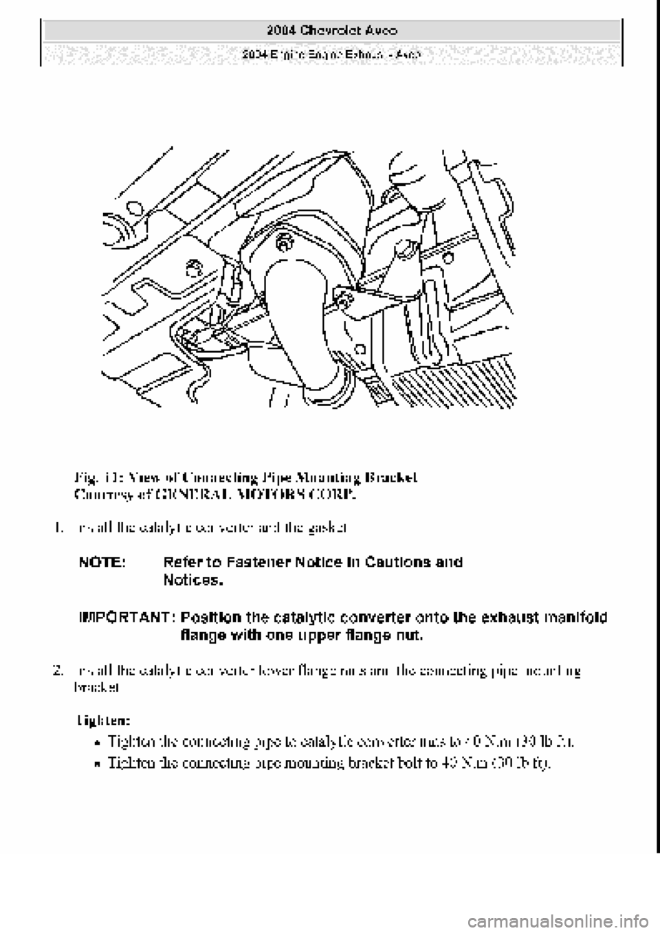 CHEVROLET AVEO 2002 Service Repair Manual CHEVROLET AVEO 2002 Service Repair Manual