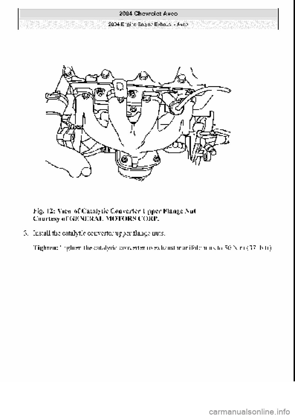 CHEVROLET AVEO 2002 Service Repair Manual CHEVROLET AVEO 2002 Service Repair Manual