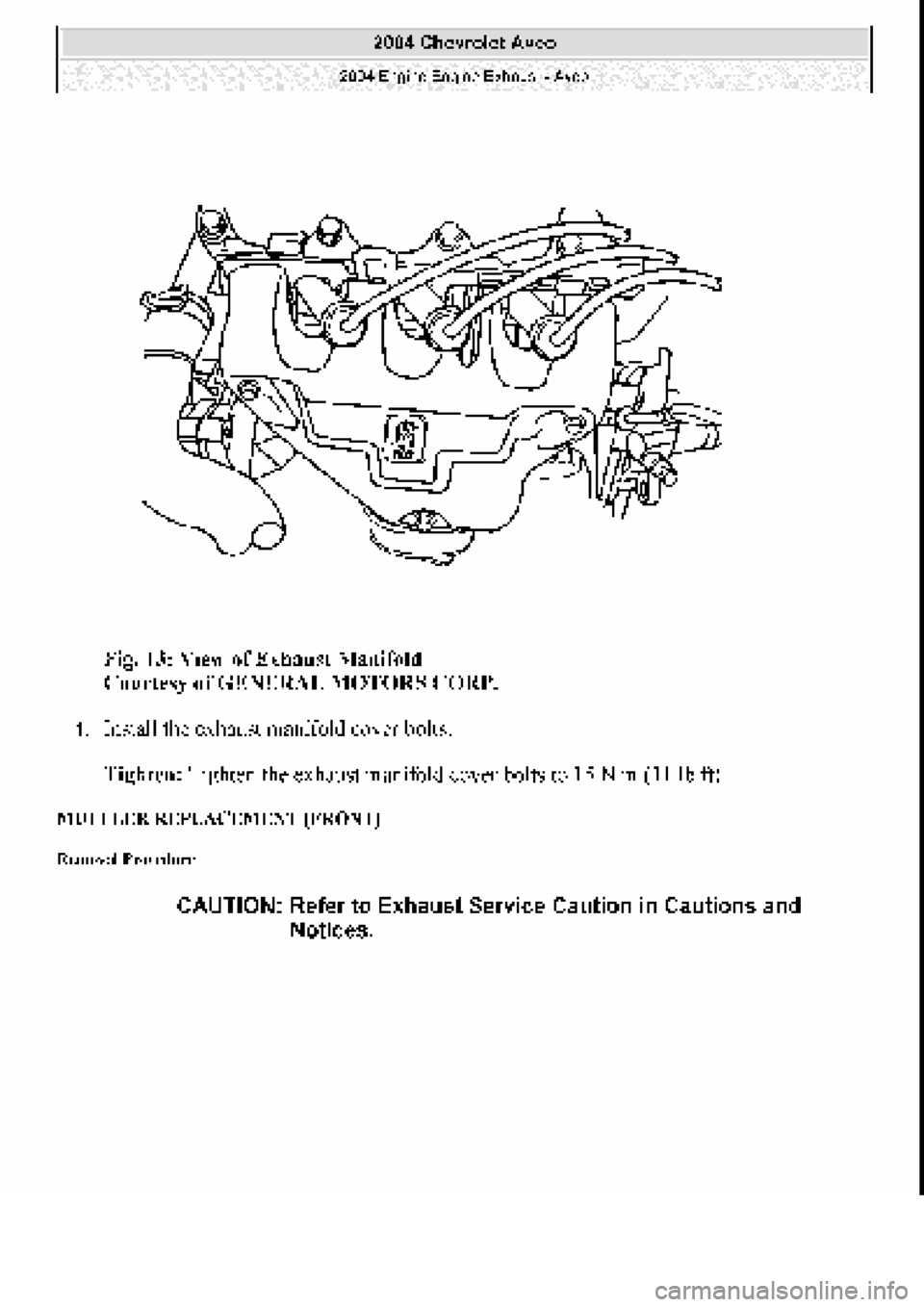 CHEVROLET AVEO 2002 Service Repair Manual CHEVROLET AVEO 2002 Service Repair Manual