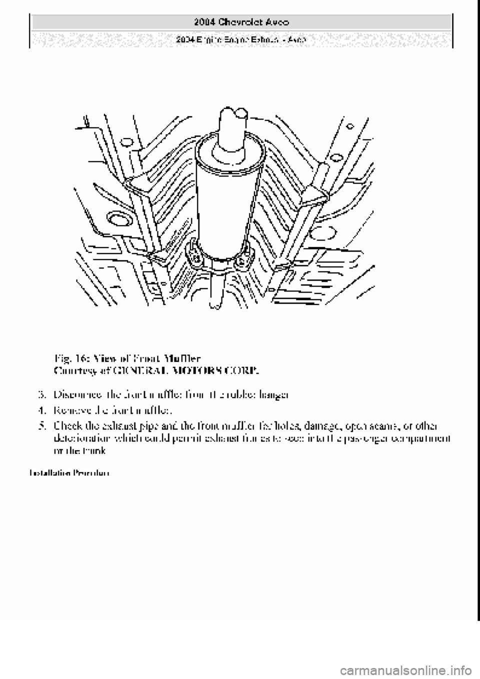 CHEVROLET AVEO 2002 Service Repair Manual CHEVROLET AVEO 2002 Service Repair Manual