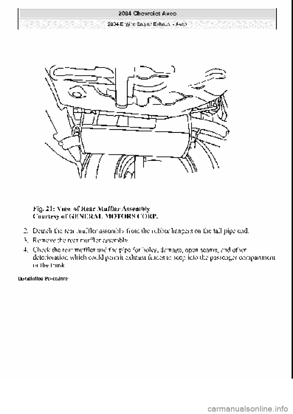 CHEVROLET AVEO 2002 Service Repair Manual CHEVROLET AVEO 2002 Service Repair Manual