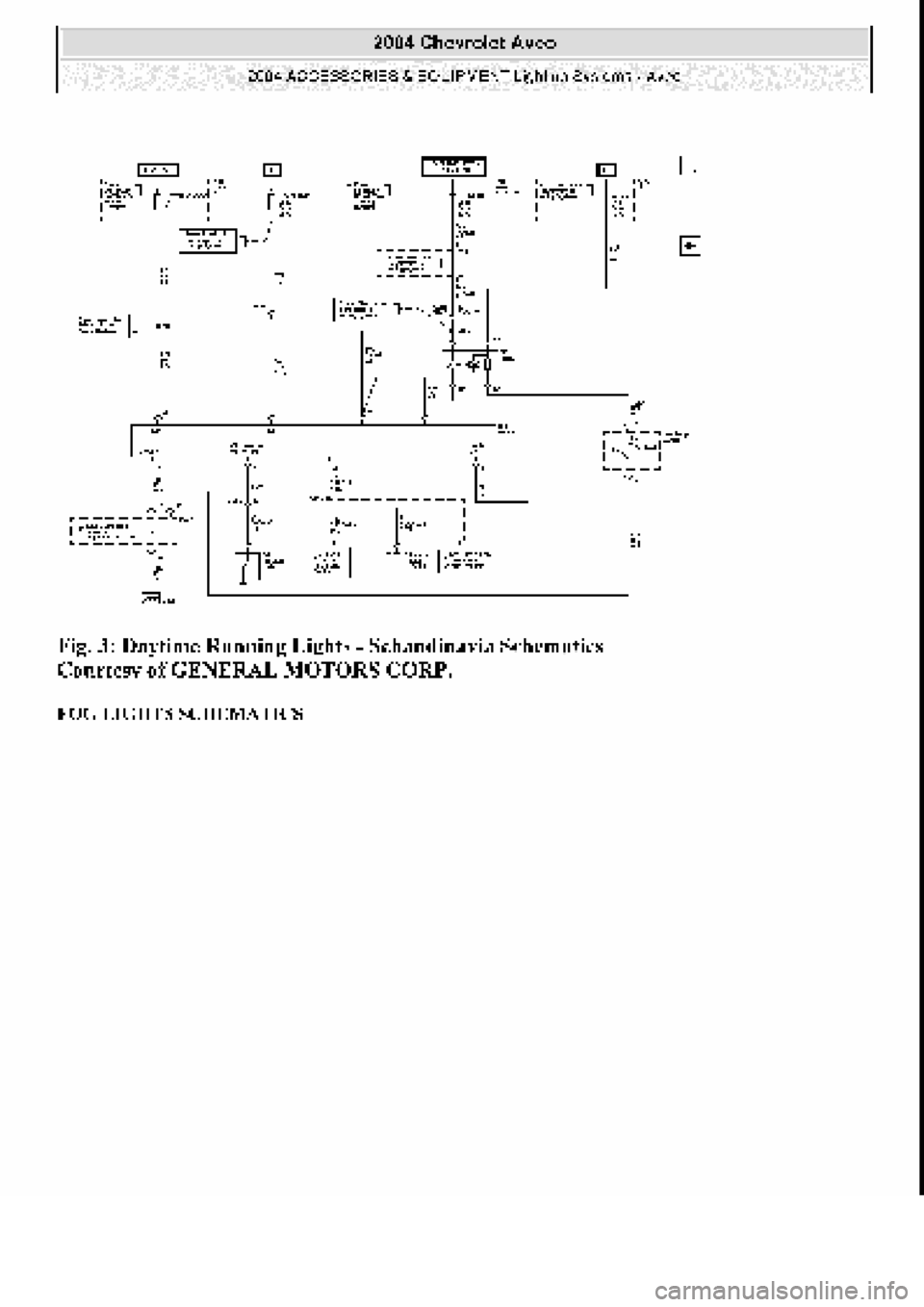CHEVROLET AVEO 2002  Service Repair Manual 