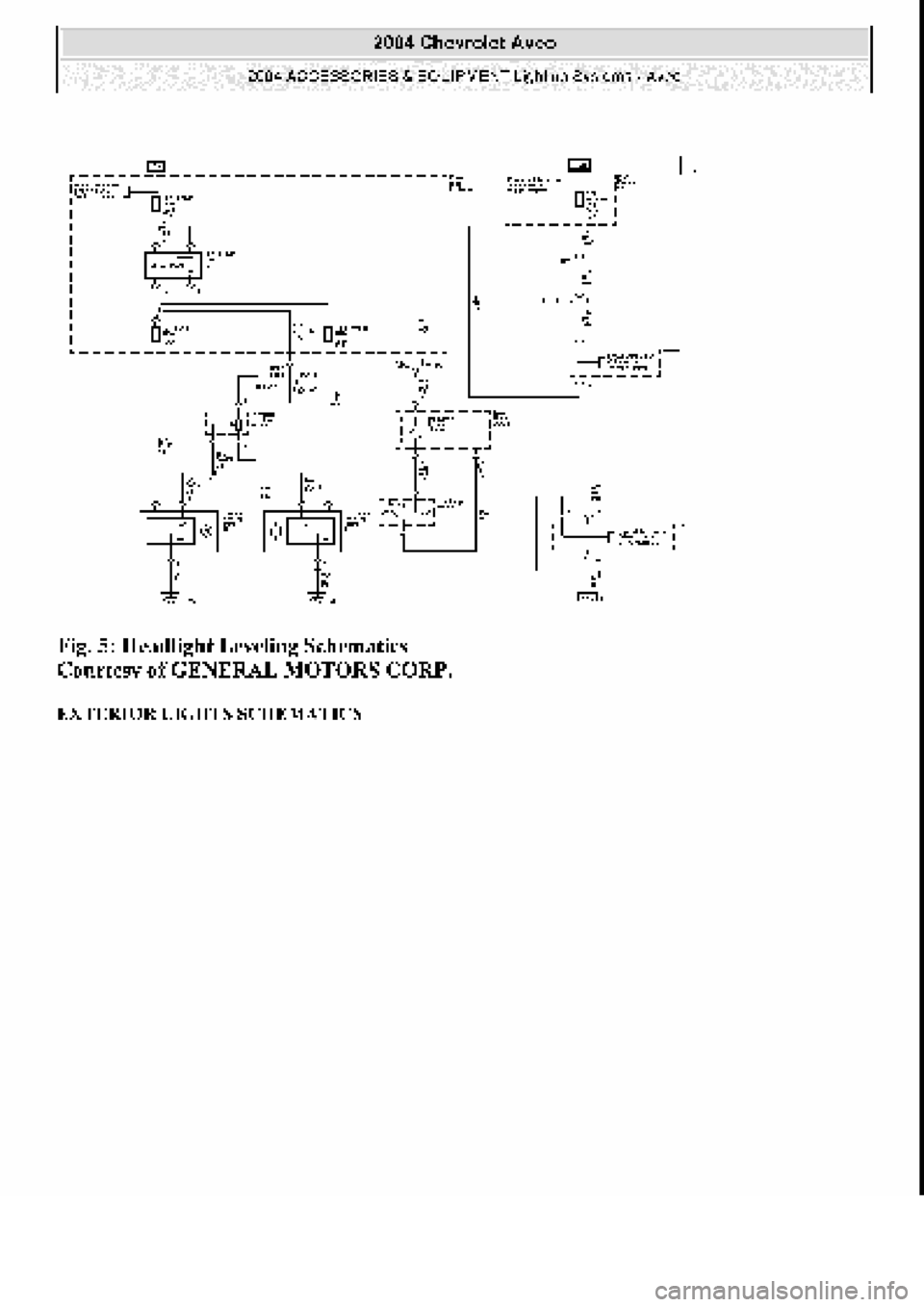 CHEVROLET AVEO 2002  Service Repair Manual 