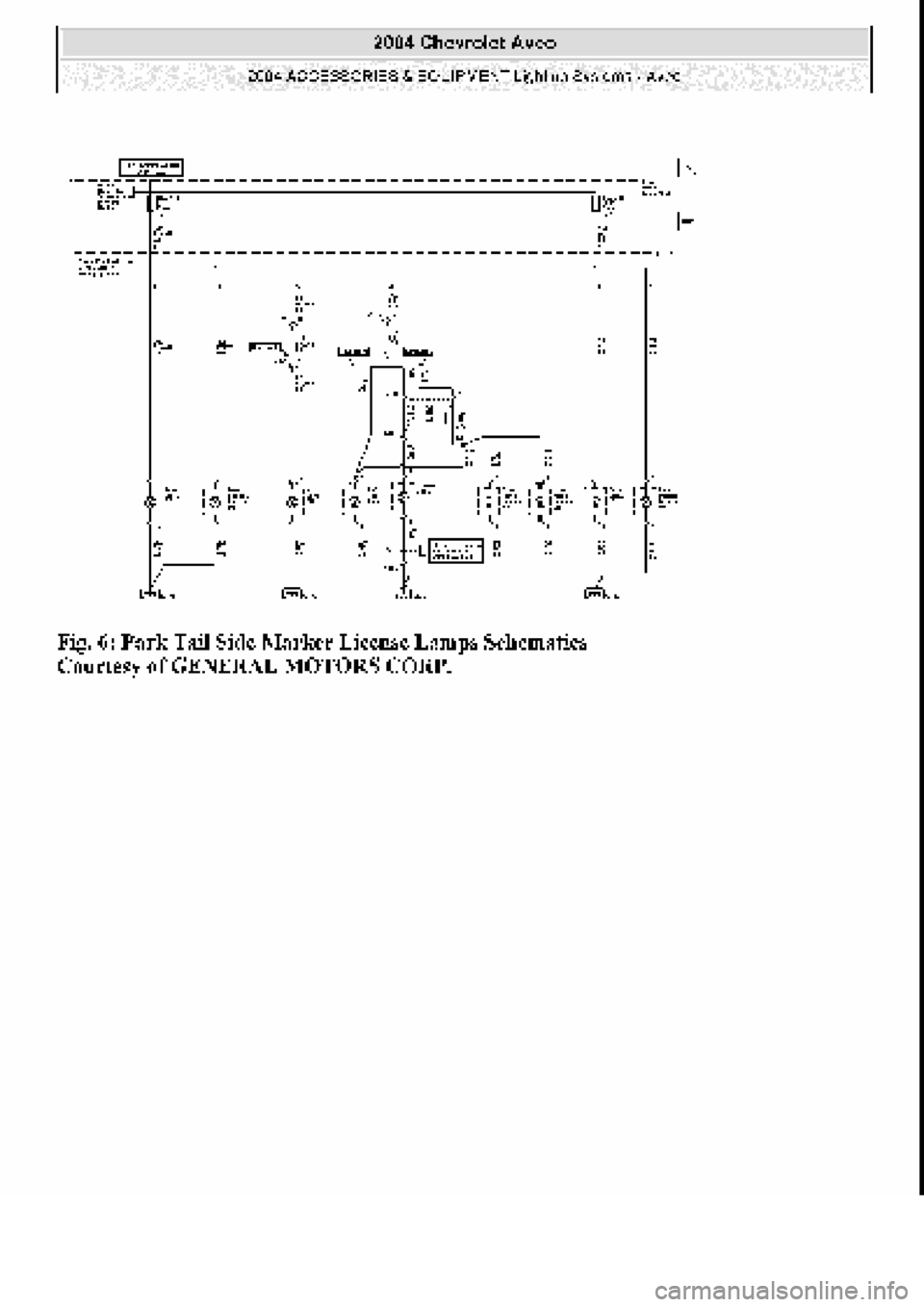 CHEVROLET AVEO 2002  Service Repair Manual 