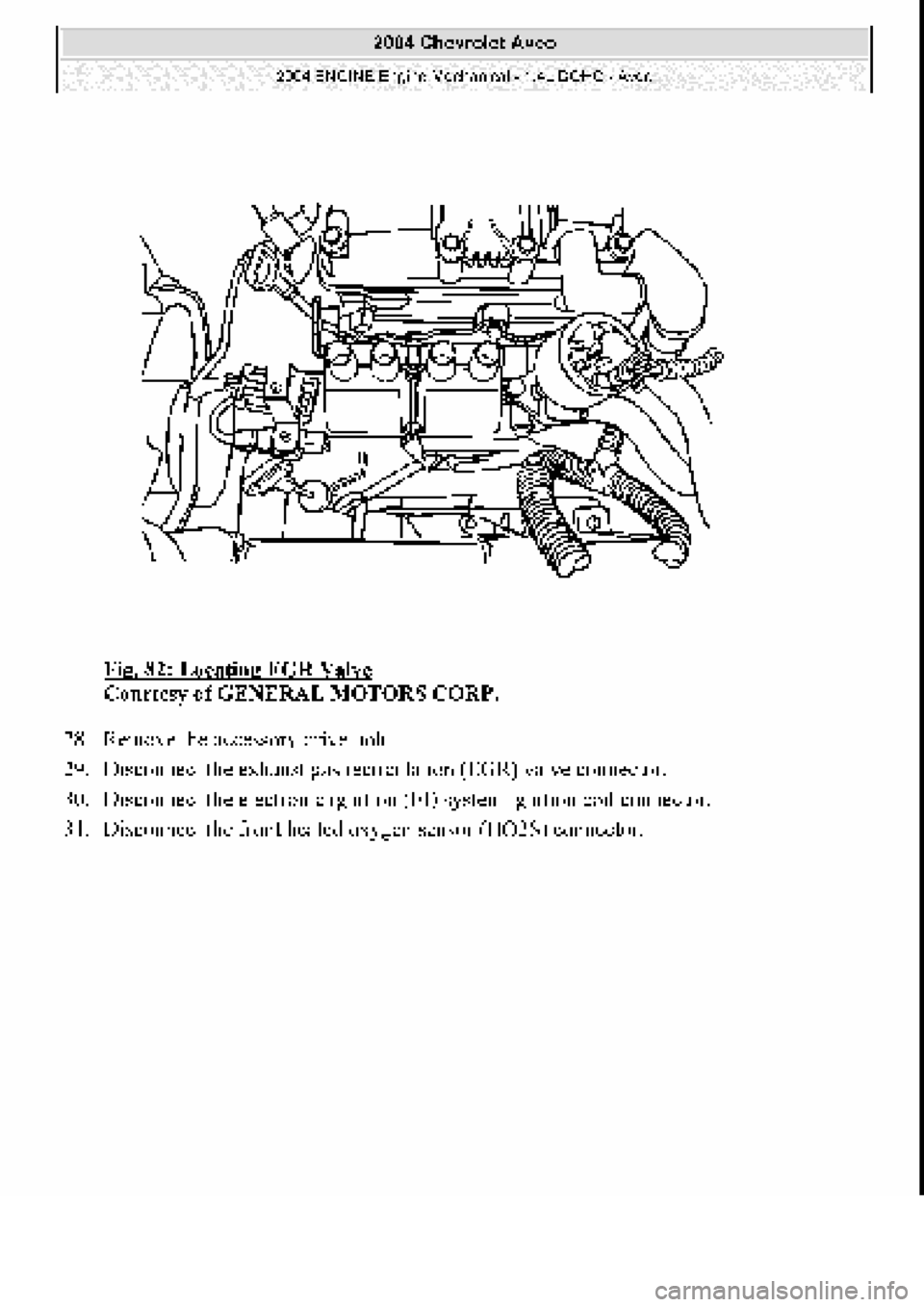 CHEVROLET AVEO 2002 Service Repair Manual CHEVROLET AVEO 2002 Service Repair Manual