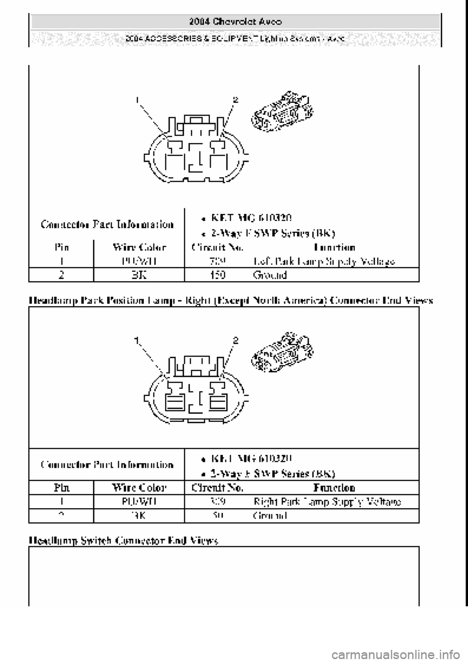 CHEVROLET AVEO 2002 Service Repair Manual CHEVROLET AVEO 2002 Service Repair Manual