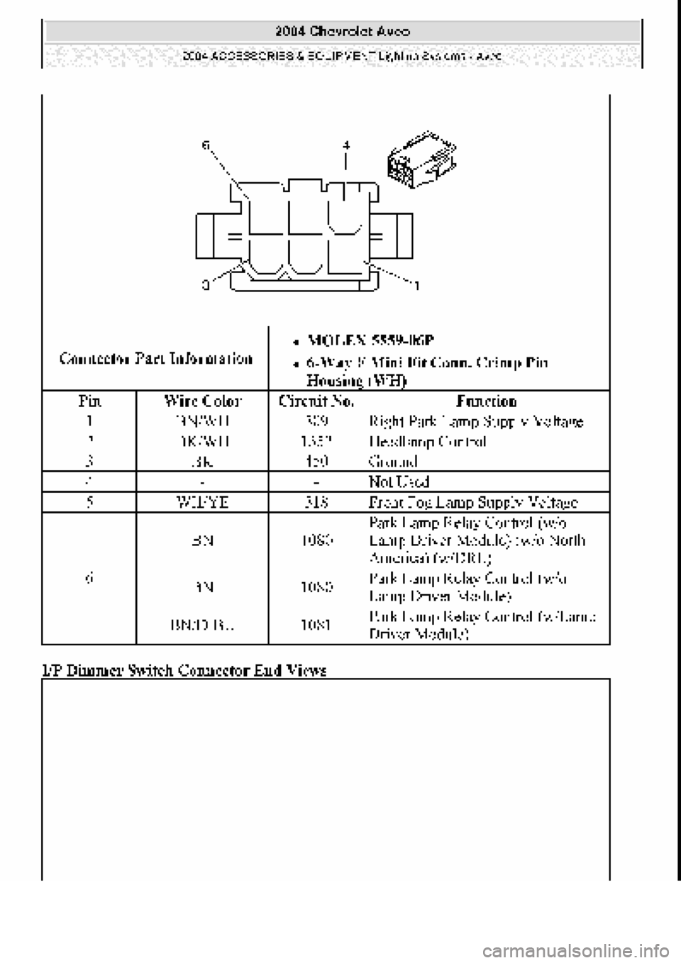 CHEVROLET AVEO 2002 Service Repair Manual CHEVROLET AVEO 2002 Service Repair Manual
