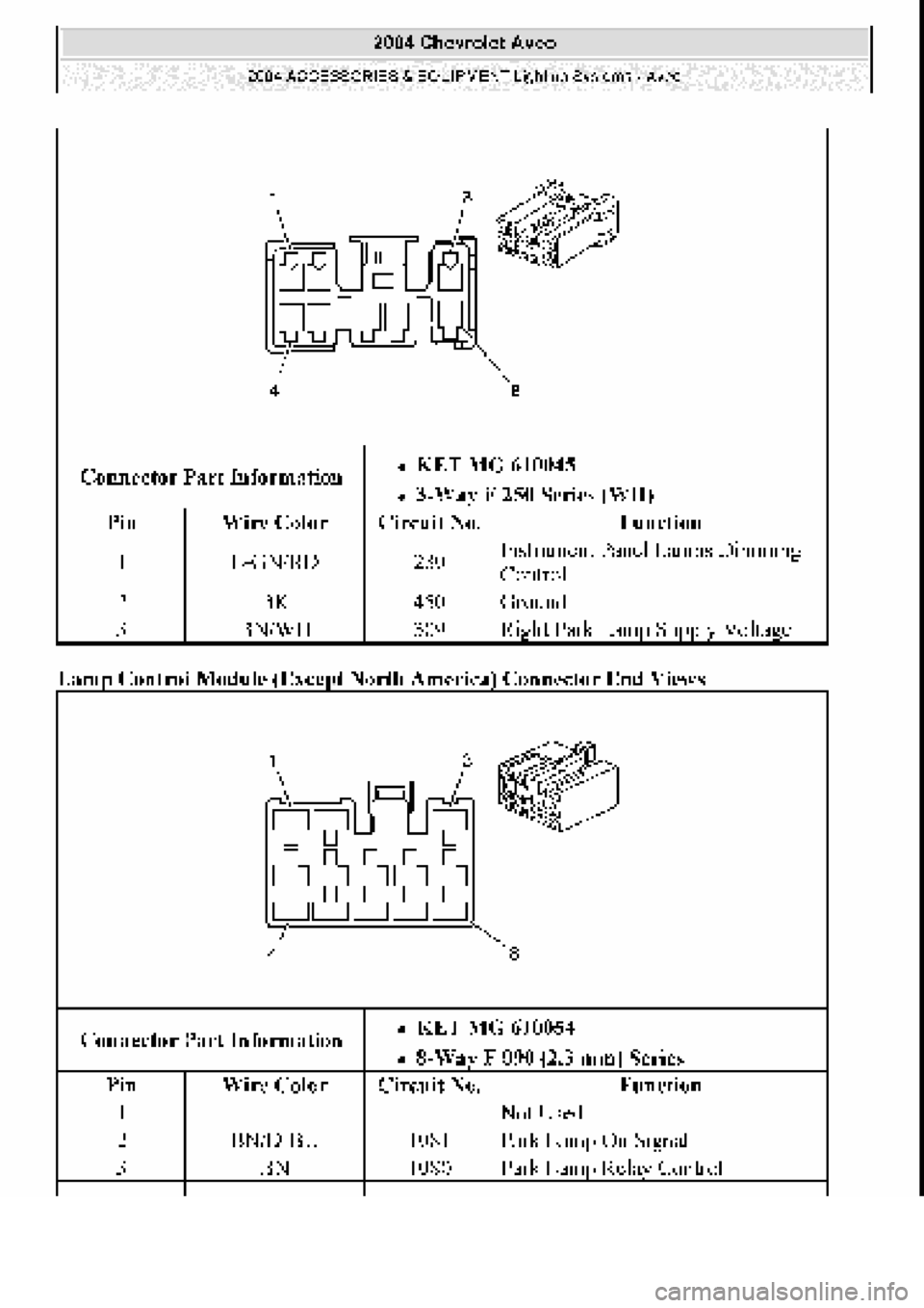 CHEVROLET AVEO 2002 Service Repair Manual CHEVROLET AVEO 2002 Service Repair Manual