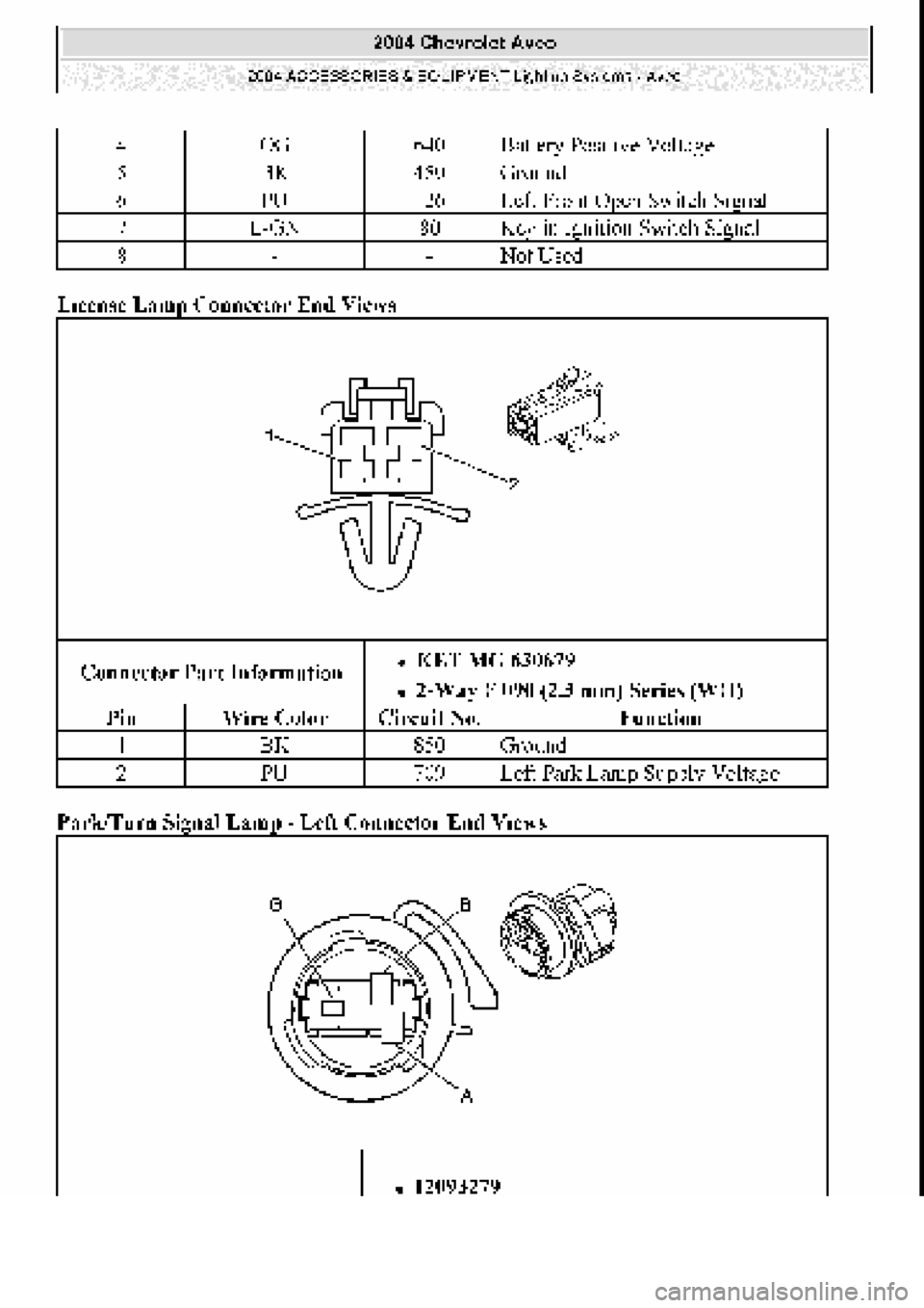 CHEVROLET AVEO 2002 Service Repair Manual CHEVROLET AVEO 2002 Service Repair Manual