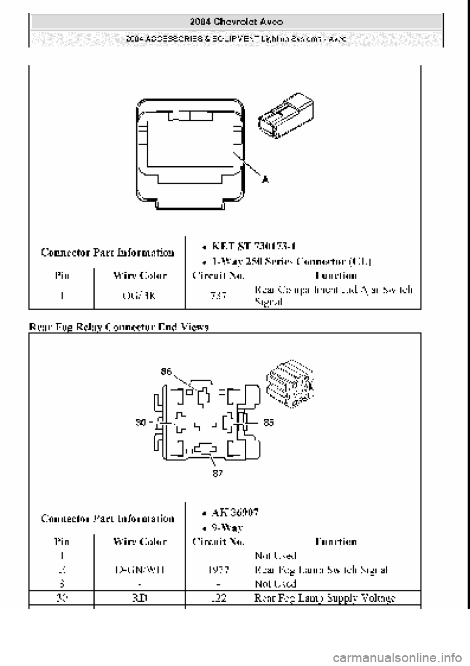 CHEVROLET AVEO 2002 Service Repair Manual CHEVROLET AVEO 2002 Service Repair Manual