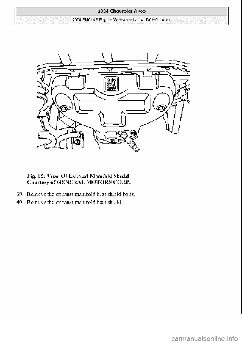 CHEVROLET AVEO 2002 Service Repair Manual CHEVROLET AVEO 2002 Service Repair Manual