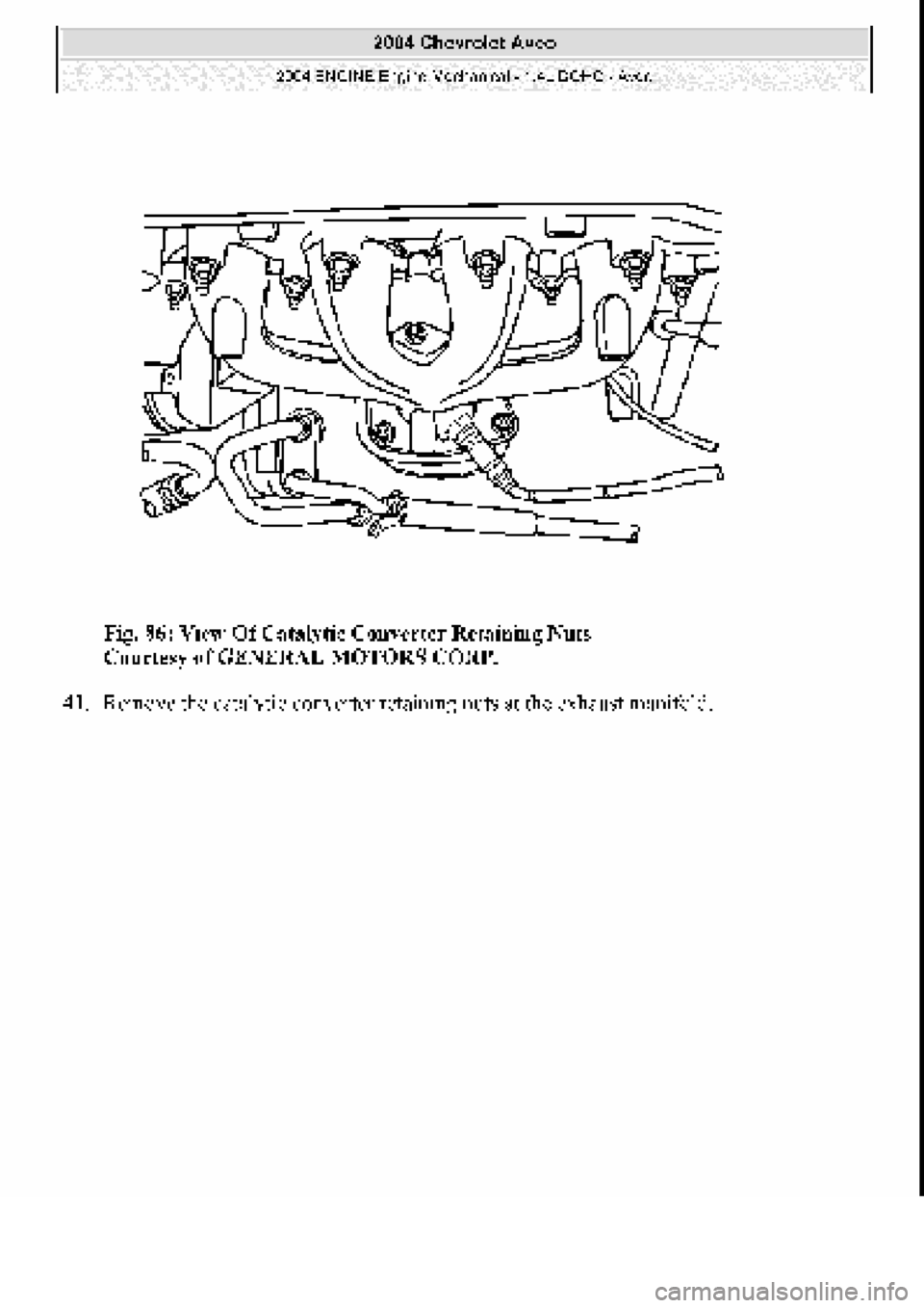 CHEVROLET AVEO 2002 Service Repair Manual CHEVROLET AVEO 2002 Service Repair Manual