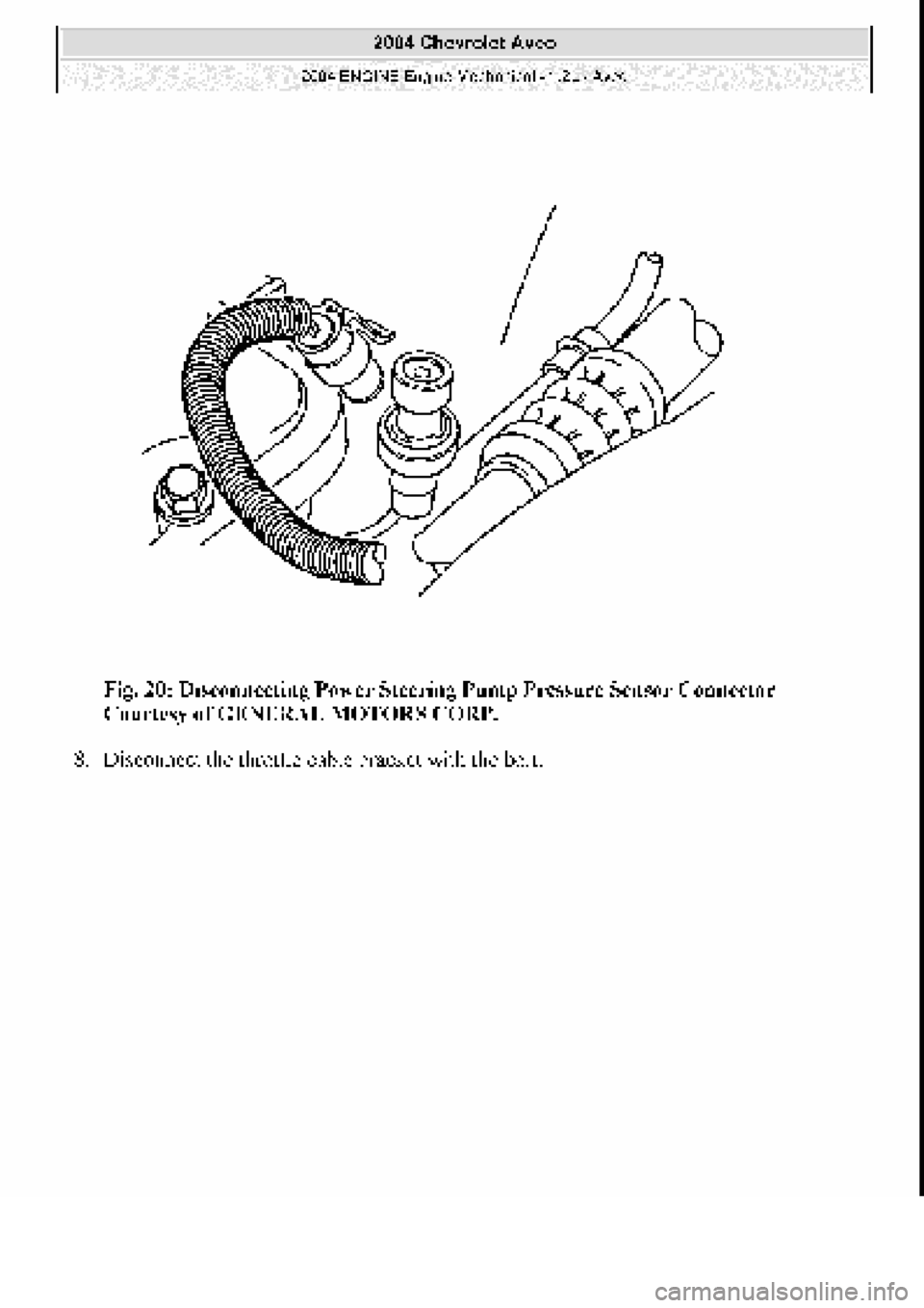 CHEVROLET AVEO 2002  Service Owners Guide 