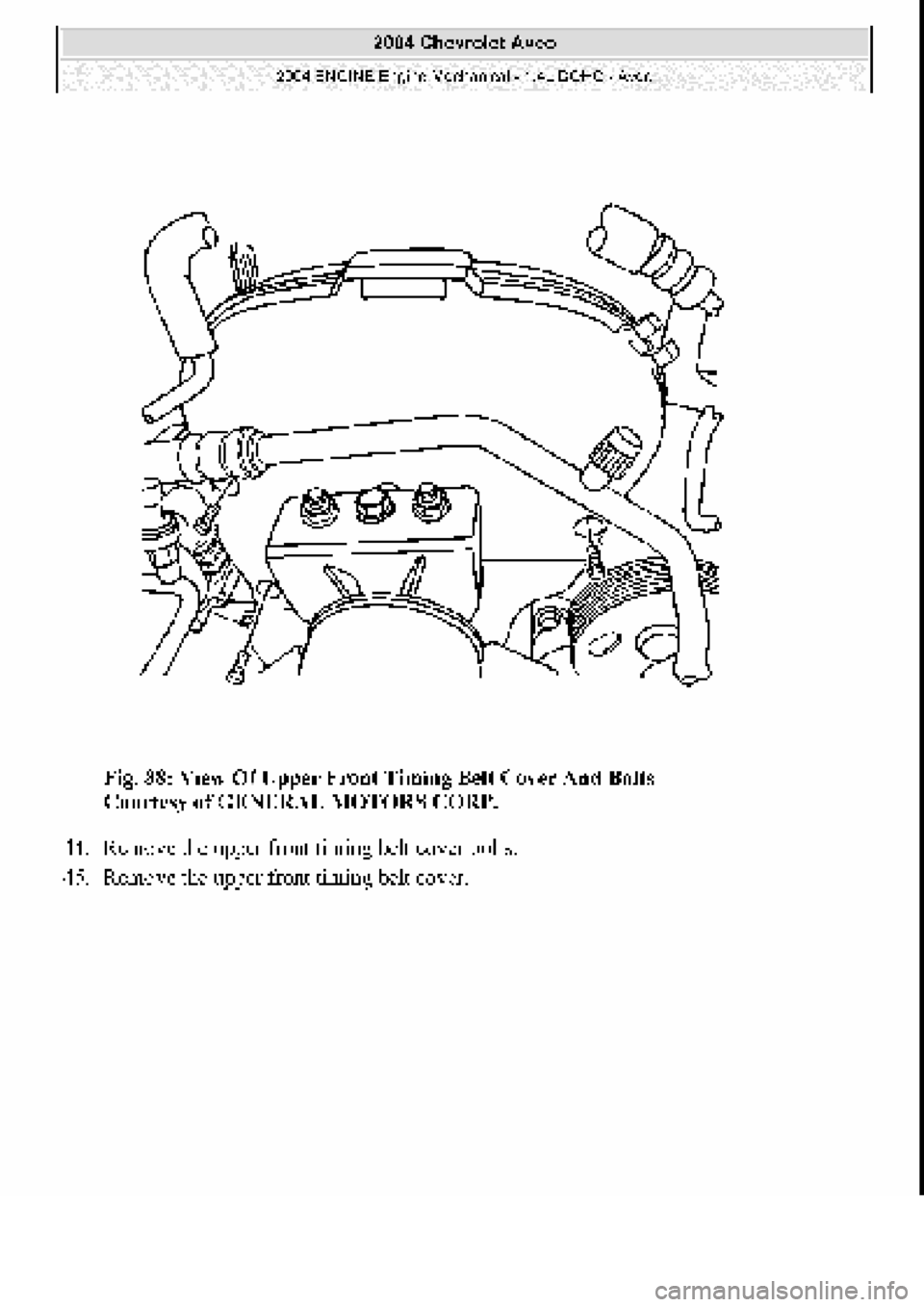 CHEVROLET AVEO 2002 Service Repair Manual CHEVROLET AVEO 2002 Service Repair Manual