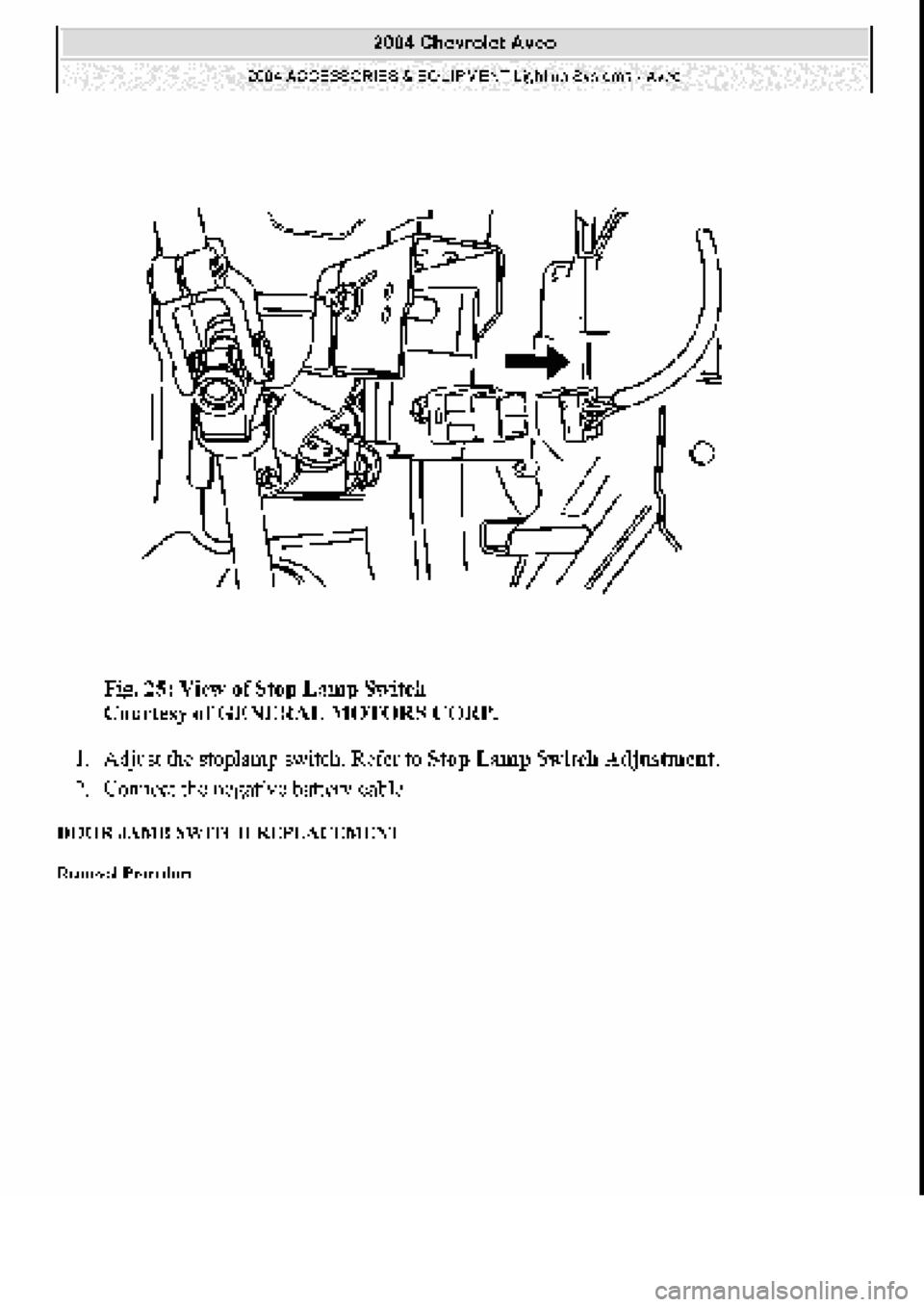 CHEVROLET AVEO 2002 Service Repair Manual CHEVROLET AVEO 2002 Service Repair Manual
