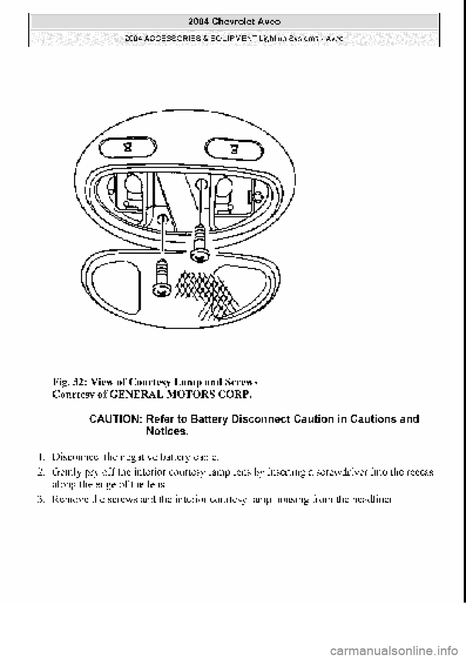 CHEVROLET AVEO 2002 Service Repair Manual CHEVROLET AVEO 2002 Service Repair Manual