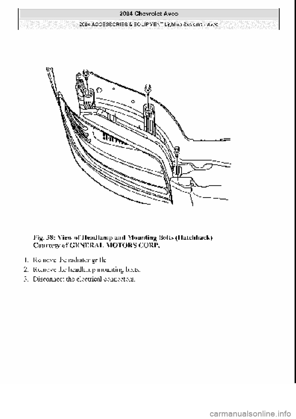 CHEVROLET AVEO 2002 Service Repair Manual CHEVROLET AVEO 2002 Service Repair Manual