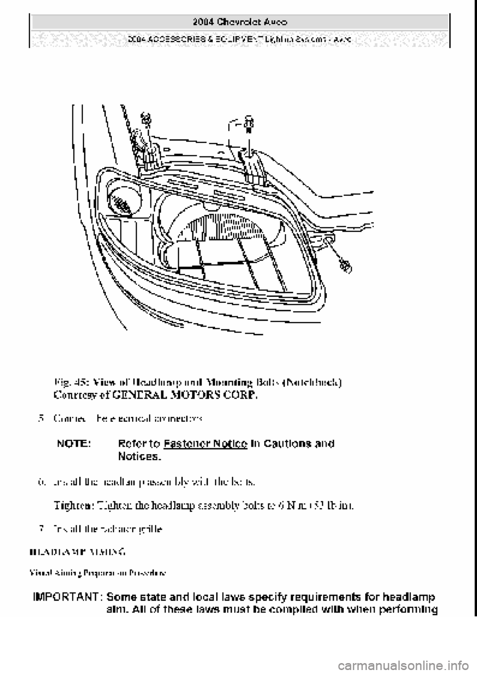 CHEVROLET AVEO 2002 Service Repair Manual CHEVROLET AVEO 2002 Service Repair Manual