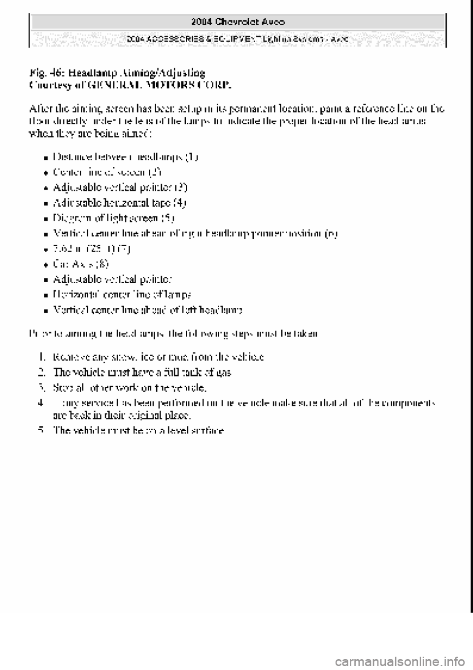 CHEVROLET AVEO 2002 Service Repair Manual CHEVROLET AVEO 2002 Service Repair Manual