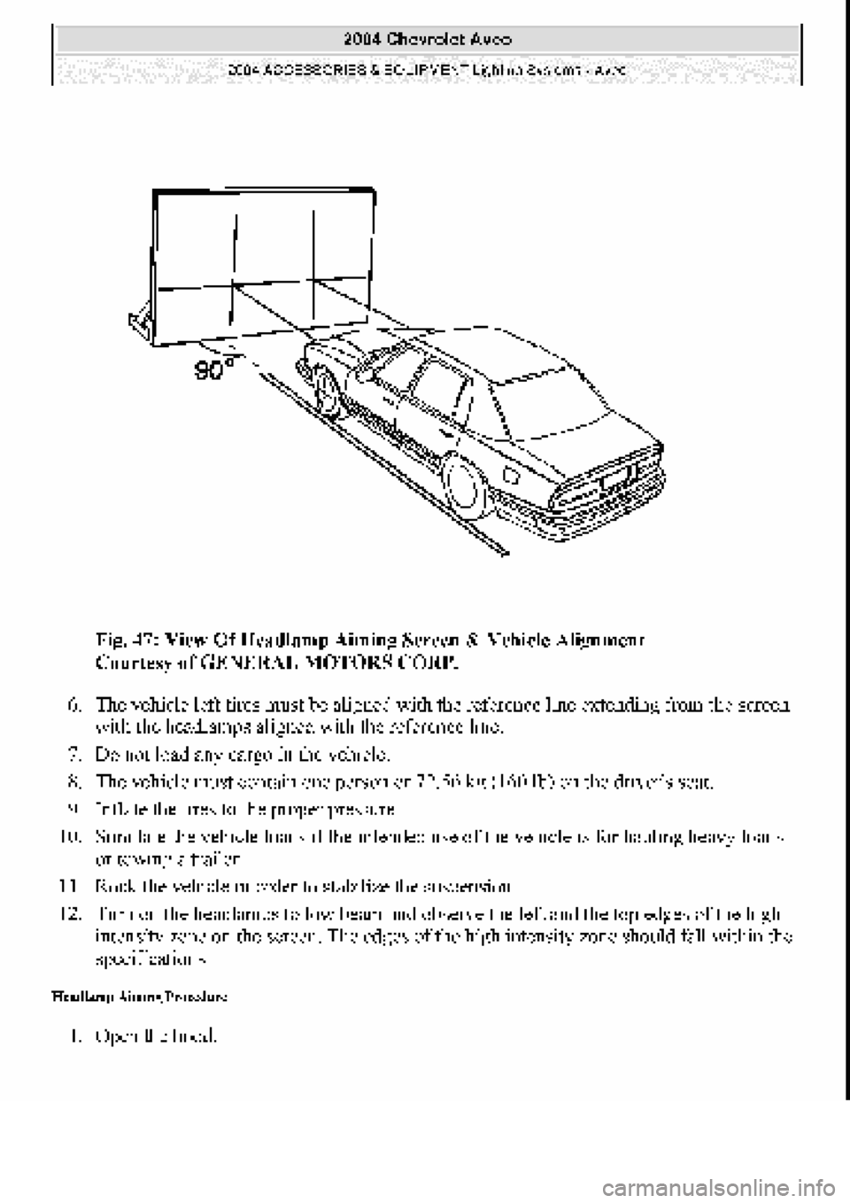 CHEVROLET AVEO 2002 Service Repair Manual CHEVROLET AVEO 2002 Service Repair Manual