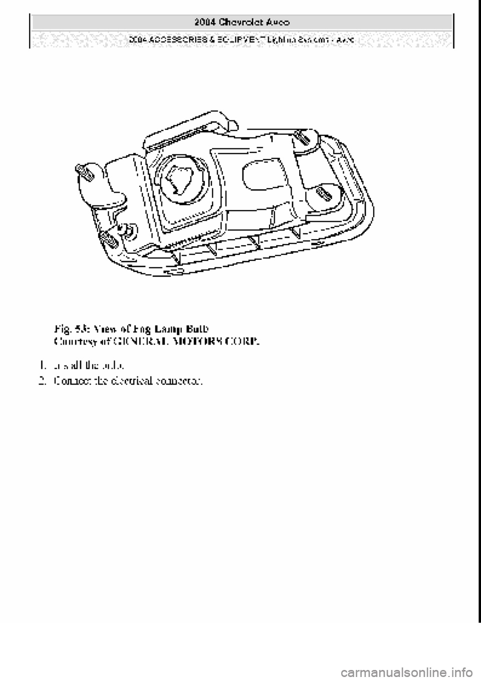 CHEVROLET AVEO 2002  Service Repair Manual 
