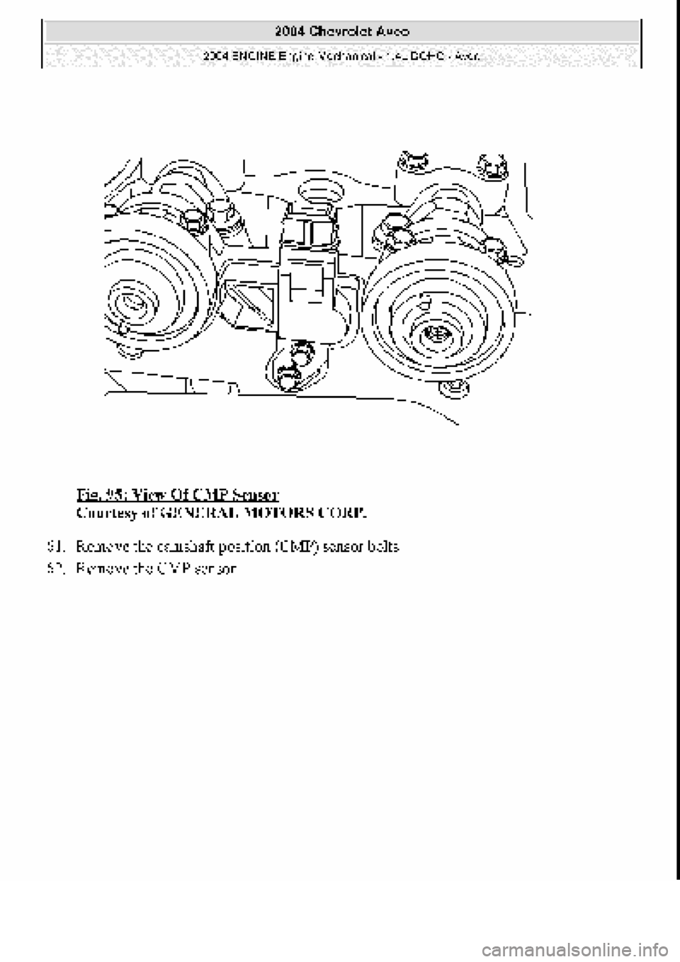 CHEVROLET AVEO 2002 Service Repair Manual CHEVROLET AVEO 2002 Service Repair Manual
