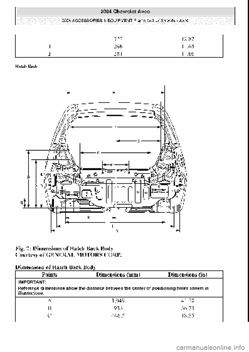 CHEVROLET AVEO 2002 Service Repair Manual CHEVROLET AVEO 2002 Service Repair Manual
