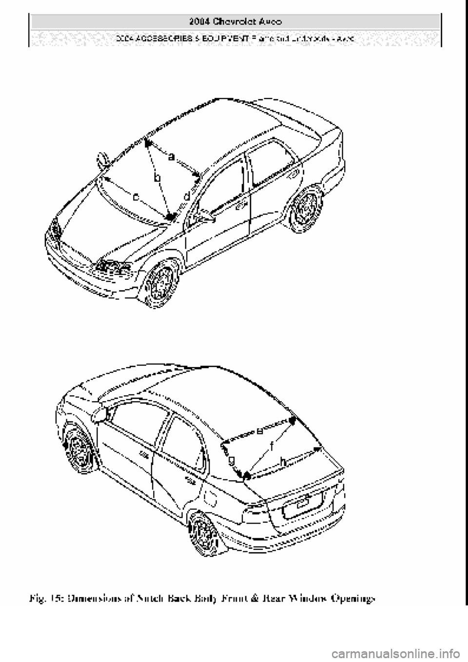 CHEVROLET AVEO 2002  Service Repair Manual 