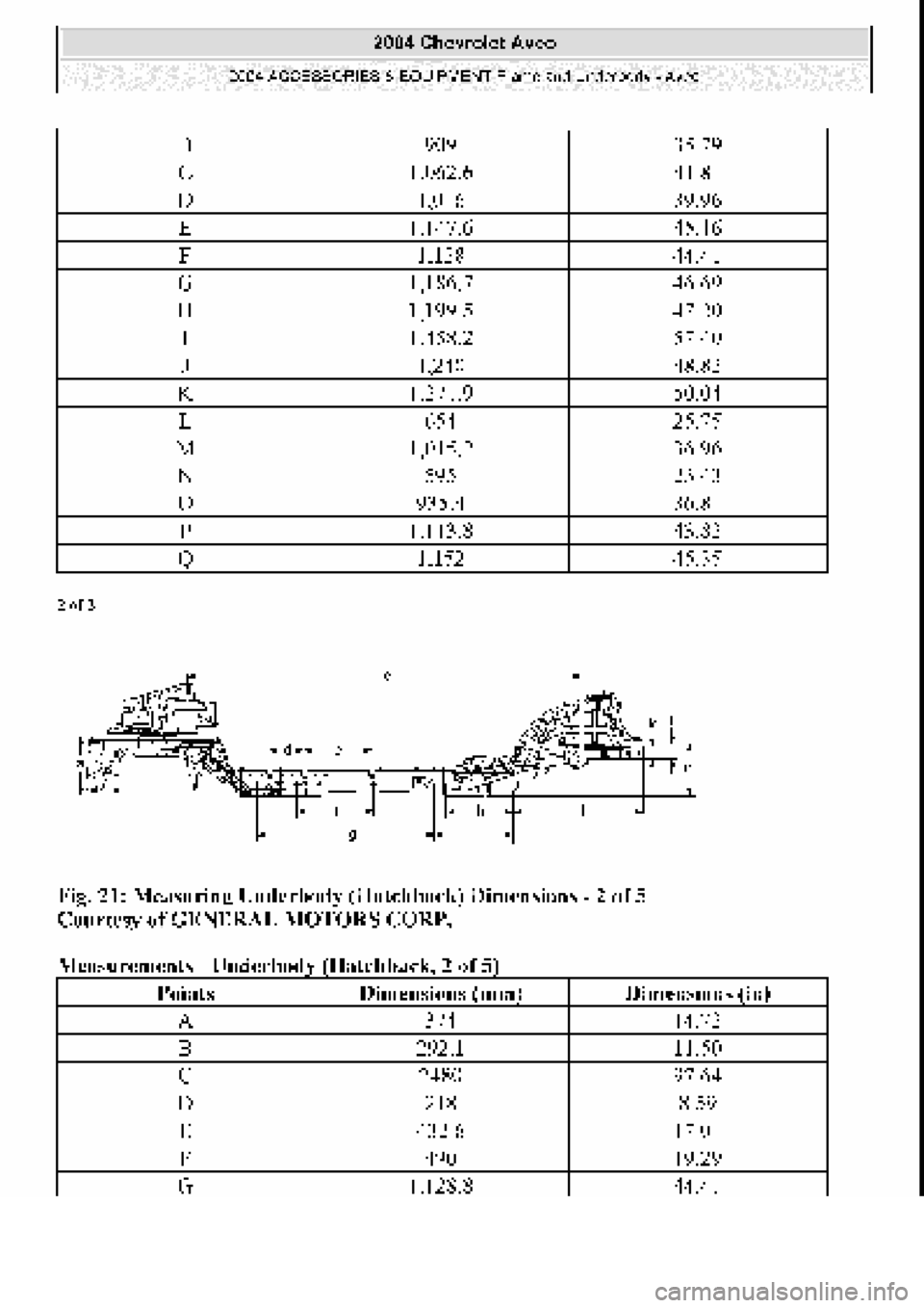 CHEVROLET AVEO 2002  Service Repair Manual 