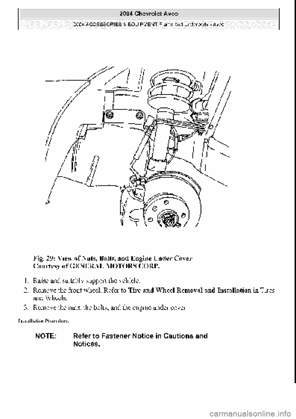 CHEVROLET AVEO 2002 Service Repair Manual CHEVROLET AVEO 2002 Service Repair Manual