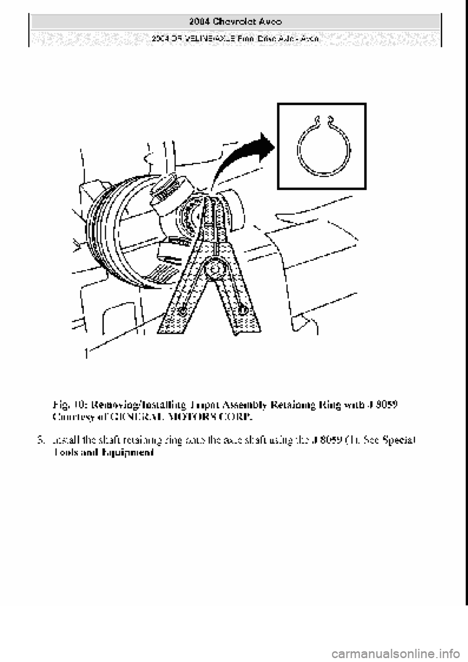 CHEVROLET AVEO 2002 Service Repair Manual CHEVROLET AVEO 2002 Service Repair Manual