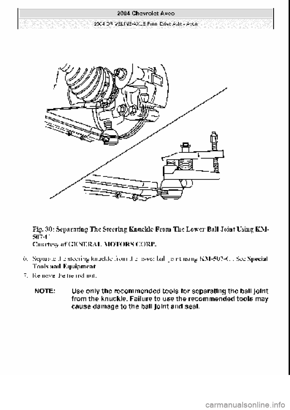 CHEVROLET AVEO 2002 Service Repair Manual CHEVROLET AVEO 2002 Service Repair Manual