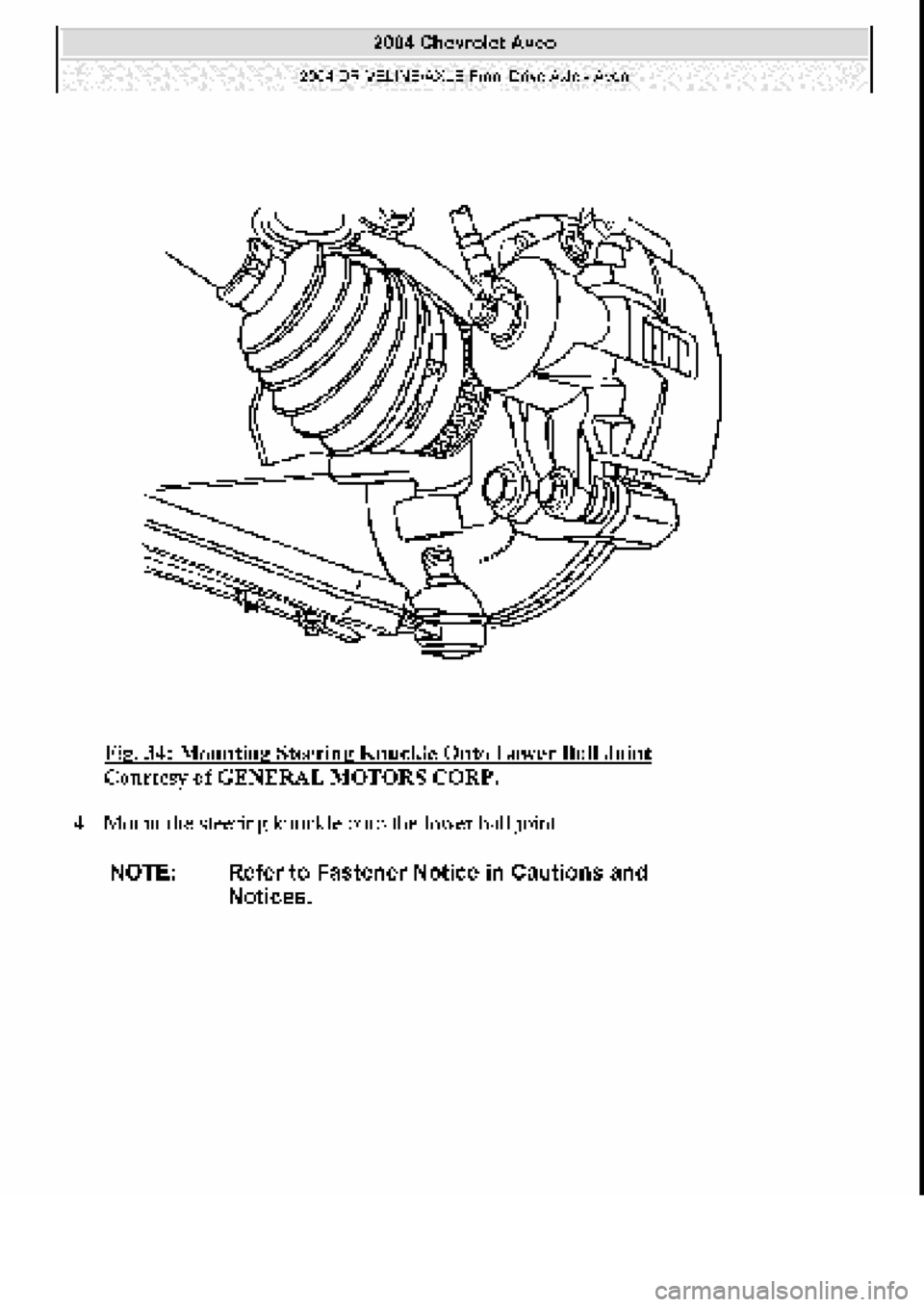 CHEVROLET AVEO 2002 Service Repair Manual CHEVROLET AVEO 2002 Service Repair Manual